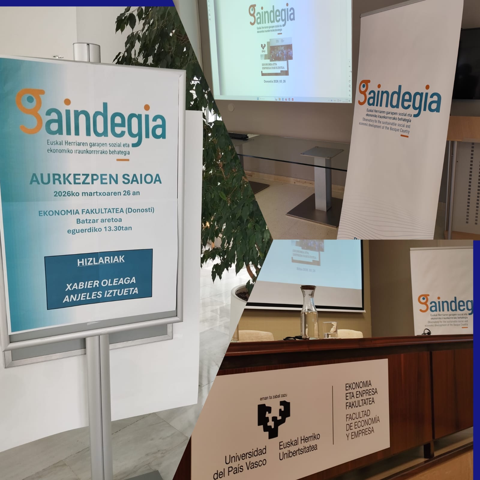 Gatherings in different faculties of EHU