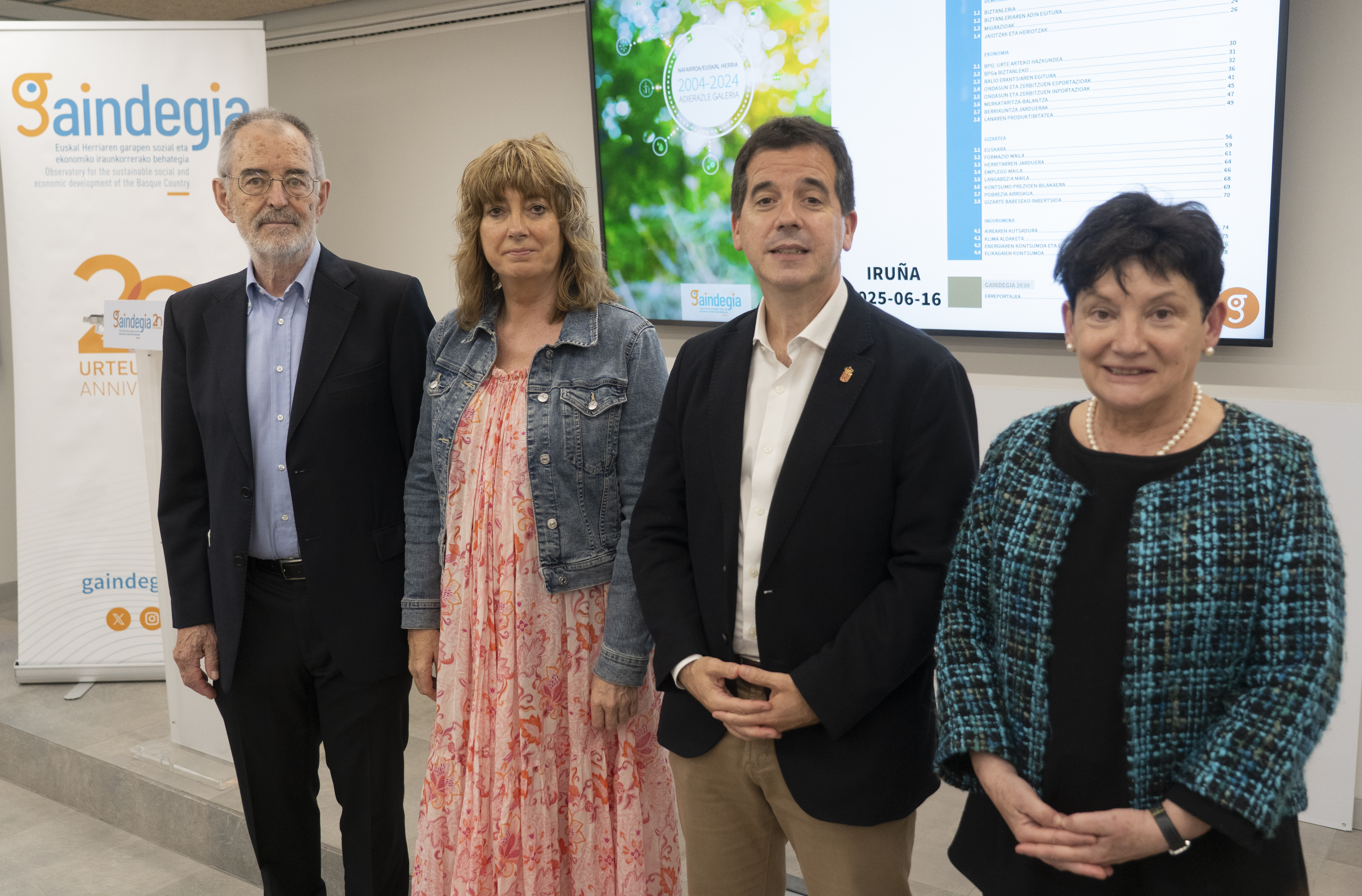 Navarre / Basque Country Presentation of the 2004/2024 report in Pamplona