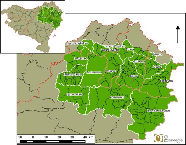 euskal pirinioak_mapa