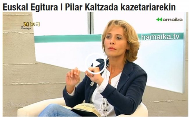 Pilar Kaltzada, Euskal Egitura saioan